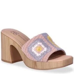 No Boundaries Crochet Heels NEW
